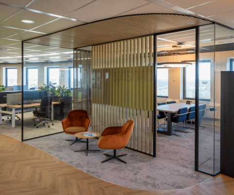 Ontwerp en renovatie 1.050 m2 kantoor abcfinance Den-Bosch