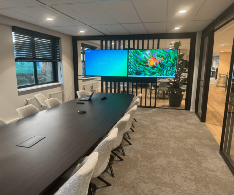 Renovatie en inrichting van get nieuwe kantoor van Minitab