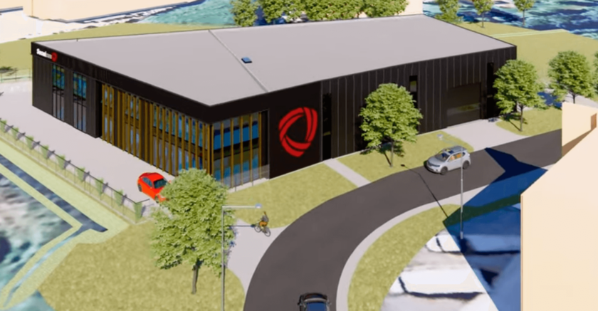 3D-ontwerp kantoorpand van Securicon in Gemert